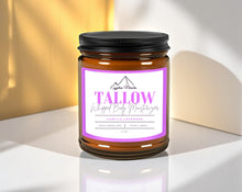 Load image into Gallery viewer, Egyptian Miracles Grass-Fed Beef Tallow Whipped Body Moisturizer Vanilla Lavender  Deeply Nourishing and Hydrating Skincare for Face and Body Large 8 oz Glass Jar