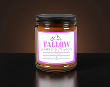 Load image into Gallery viewer, Egyptian Miracles Grass-Fed Beef Tallow Whipped Body Moisturizer Vanilla Lavender  Deeply Nourishing and Hydrating Skincare for Face and Body Large 8 oz Glass Jar