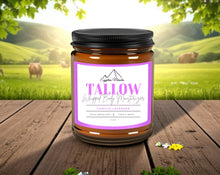Load image into Gallery viewer, Egyptian Miracles Grass-Fed Beef Tallow Whipped Body Moisturizer Vanilla Lavender  Deeply Nourishing and Hydrating Skincare for Face and Body Large 8 oz Glass Jar
