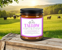 Load image into Gallery viewer, Egyptian Miracles Grass-Fed Beef Tallow Whipped Body Moisturizer Vanilla Lavender  Deeply Nourishing and Hydrating Skincare for Face and Body Large 8 oz Glass Jar