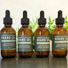 Load image into Gallery viewer, Tobacco & Leaf Beard Oil. Deep Hydration & Sophisticated Scent