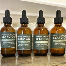 Load image into Gallery viewer, Tobacco & Leaf Beard Oil. Deep Hydration & Sophisticated Scent