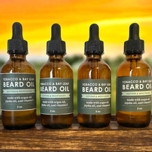 Load image into Gallery viewer, Tobacco & Leaf Beard Oil. Deep Hydration & Sophisticated Scent
