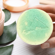 Load image into Gallery viewer, Egyptian Miracles Golden Oasis Shampoo Bar - Vegan and Cruelty Free with Free Reusable Bag and Container and Free Shampoo Bar Dish