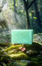 Load and play video in Gallery viewer, Egyptian Miracles Golden Oasis Shampoo Bar - Rectangle Shape and Vegan and Cruelty Free with Free Reusable Bag & Container and Free Shampoo Bar Dish