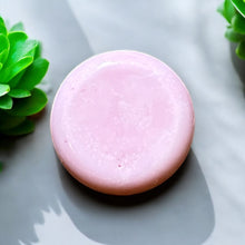 Load image into Gallery viewer, Egyptian Miracles Rosé Mirage Shampoo Bar – A Sensory Blend of Citrus, Fruits & Musk - Includes a Shampoo Dish Holder Free Reusable Bag and Container with Free Shampoo Bar Dish