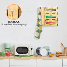 Load image into Gallery viewer, Kitchen Bag Organizer: Hanging Storage Solution for Ziploc bags, Bread bags Sandwich bags, Kitchen bag holder with Side hook