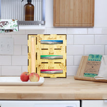Load image into Gallery viewer, Kitchen Bag Organizer: Hanging Storage Solution for Ziploc bags, Bread bags Sandwich bags, Kitchen bag holder with Side hook
