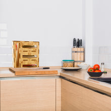 Load image into Gallery viewer, Kitchen Bag Organizer: Hanging Storage Solution for Ziploc bags, Bread bags Sandwich bags, Kitchen bag holder with Side hook