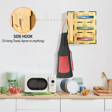 Load image into Gallery viewer, Kitchen Bag Organizer: Hanging Storage Solution for Ziploc bags, Bread bags Sandwich bags, Kitchen bag holder with Side hook