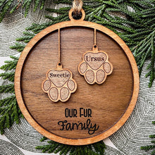 Load image into Gallery viewer, Personalized Christmas Ornaments - pets - neutral color
