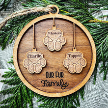 Load image into Gallery viewer, Personalized Christmas Ornaments - pets - neutral color
