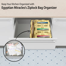 Load image into Gallery viewer, Kitchen Bag Organizer: Hanging Storage Solution for Ziploc bags, Bread bags Sandwich bags, Kitchen bag holder with Side hook
